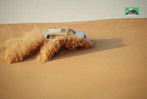Dune bashing in morning desert safari